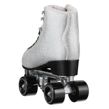 Load image into Gallery viewer, Fit-Tru Cruze Quad Silver Womens Roller Skates