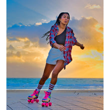 Load image into Gallery viewer, Fit-Tru Cruze Quad TieDye Womens Roller Skates
